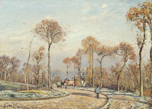 Camille Pissarro The Road to Versailles china oil painting image